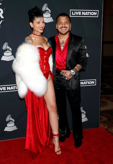 Georgina deslumbra en la gala los Latin Recording Academy