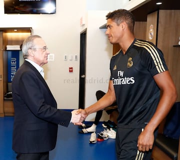 Florentino con Varane