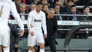 Mourinho, con Cristiano.