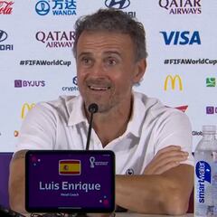 Luis Enrique a Steven Arce: ¿Estabas de espaldas al partido?