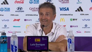 Luis Enrique, técnico de España, le contesta a Steven Arce