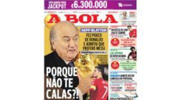 La portada de A Bola de hoy: "¿Por que no te callas?"