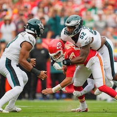 Eagles propinan derrota a los Chiefs en la reedición del Super Bowl LIX