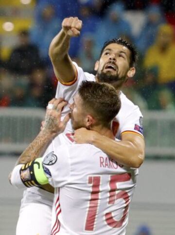 0-2. Nolito celebró el segundo tanto.