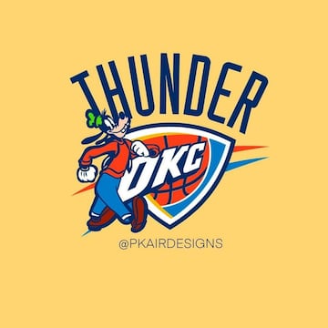 Los logos versión Disney de los equipos de la NBA