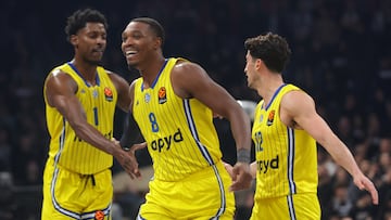 Jugadores del Maccabi.