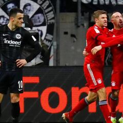 Resumen y goles del Eintracht vs. Bayern de la Bundesliga
