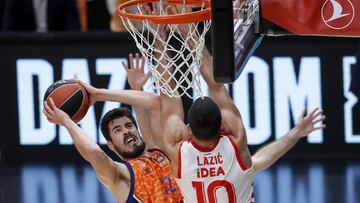 15/01/21 PARTIDO BALONCESTO BASKET
EUROLEAGUE EUROLIGA REGULAR SEASON ROUND 20
VALENCIA - ESTRELLA ROJA
NIKOLA KALINIC BRANKO LAZIC