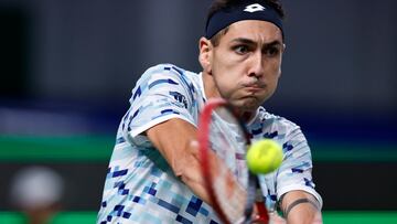 Tennis - Shanghai Masters - Qizhong Forest Sports City Arena, Shanghai, China - October 6, 2024 Chile's Alejandro Tabilo