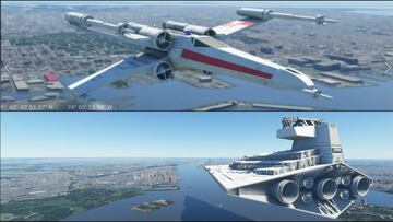 Incluyen naves de Star Wars en Microsoft Flight Simulator: X-Wing, Halc車n Milenario#