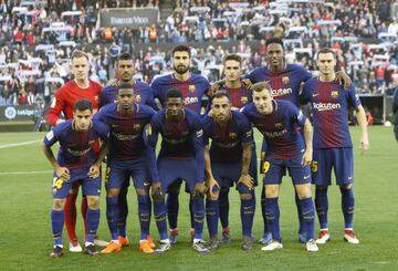 Equipo del Barcelona.