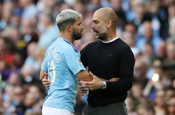 Así fue la bronca entre Agüero y Guardiola