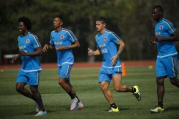 La Selección entrenó durante una hora y media. El trabajó se enfocó en lo físico.