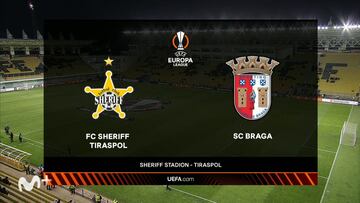 Resumen y goles del Sheriff vs. Braga de la Europa League