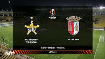 Resumen y goles del Sheriff vs. Braga de la Europa League