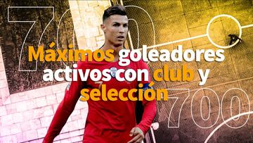 Cristiano llega a los 700 goles y es el máximo goleador