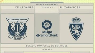 Resumen y gol del Leganés vs. Zaragoza de la Liga Smartbank