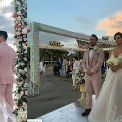 Carmen Villalobos y Sebastián Caicedo sorprenden en su boda