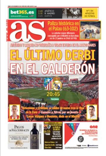 Las portadas de AS de noviembre