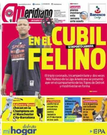 Portadas de la prensa deportiva