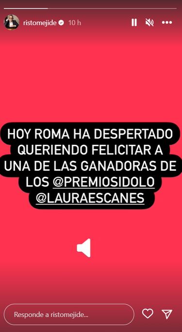 Risto Mejide lanza un mensaje a Laura Escanes