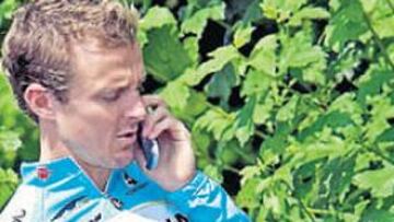 <b>ROMPIÓ LA LEY DEL SILENCIO. </b>Jörg Jaksche, en su época como corredor del Astaná de Manolo Saiz.