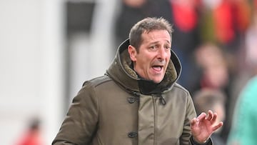 Partido de Liga Hypermotion entre el Burgos CF y el CD Mirandes celebrado en el estadio ‘El Plantío.
Ramis, entrenador del Burgos
07-03-2026 - RICARDO ORDÓÑEZ