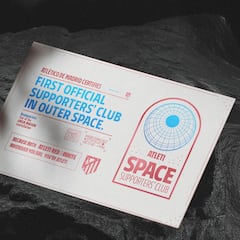 El Atleti, primer club del mundo con una peña en el espacio