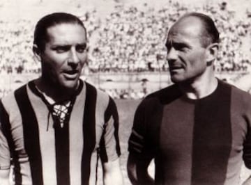 23 de agosto de 1910: Nace Giuseppe Meazza en Milán. El histórico jugador italiano ganó dos mundiales y jugó en cinco equipos locales. Falleció el 1979.