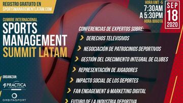 En vivo: Conéctate con el Sports Management Summit Latam