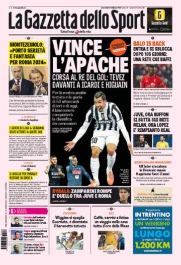 Portadas de la prensa deportiva