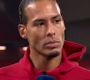 Preguntan a Van Dijk si ha visto o verá a Trent después del partido y su reacción es tremenda