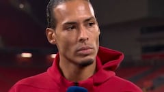 Preguntan a Van Dijk si ha visto o verá a Trent después del partido y su reacción es tremenda