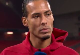 Preguntan a Van Dijk si ha visto o verá a Trent después del partido y su reacción es tremenda