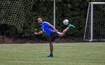 Los dirigidos por Jorge Luis Pinto realizaron su último entrenamiento en Bogotá pensando en el clásico contra Nacional.