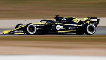 Nico Hulkenberg (Renault RS19), en los Test F1 2019.