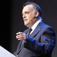 Aprobado el sueldo de 1,2M€ a Tebas con Real Madrid, Athletic, Celta y dos segundas en contra