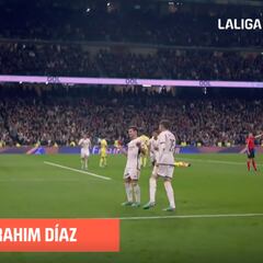 Brahim marca su mejor gol de blanco hasta la fecha con un recurso de locura