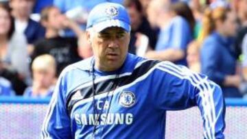 <b>DISTENDIDO. </b> Ancelotti habló de lo divino y de lo humano en un programa en la televisión italiana.