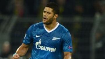Hulk, goleador brasileño del Zenit.
