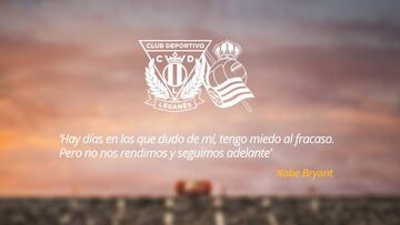 El Leganés homenajea a Kobe Bryant por la visita de la Real