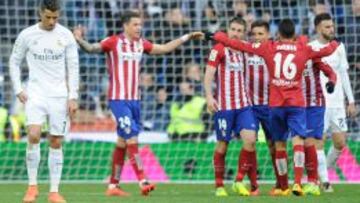 Cristiano no pudo brillar en el derbi y Simeone le neutralizó.