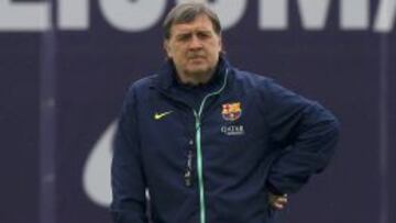 Tata Martino no habla de su futuro azulgrana.