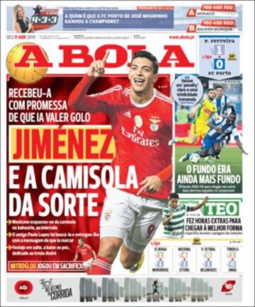 Portadas de la prensa mundial