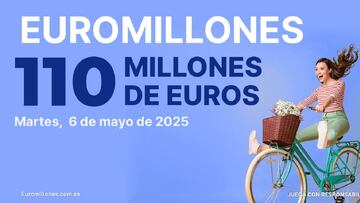 Euromillones: comprobar los resultados del sorteo de hoy, martes 6 de mayo