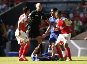 Falcao entró en el segunfo tiempo por el francés Remy.