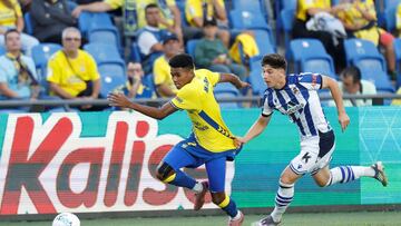 Marvin Park, en un partido con Las Palmas.