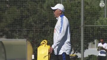 Faltaba con Zidane y Ancelotti lo sabe: su bocinazo en el entreno que deja claro lo que quiere