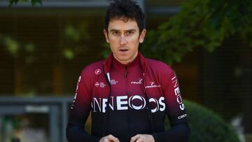 El ciclista del Ineos Geraint Thomas, durante un entrenamiento previo al Tour de Francia.