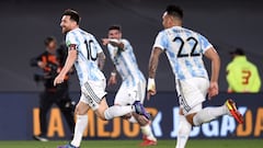 Messi se divierte con Argentina
